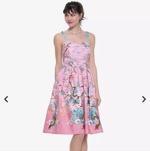Hell Bunny Cherry Blossom Retro Dress